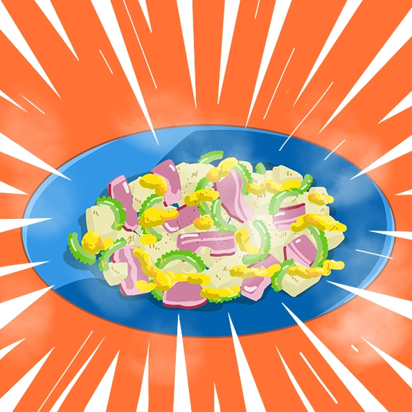 ゴーヤチャンプルーの完成